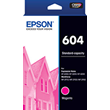 C13T10G392 Epson 604 Standard Capacity Magenta Ink Cartridge For Epson WorkForce WF-2910/2930/2950 and Expression Home XP-2200/3200/4200 Printers